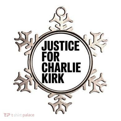 Justice For Charlie Kirk Support Hero Ornament