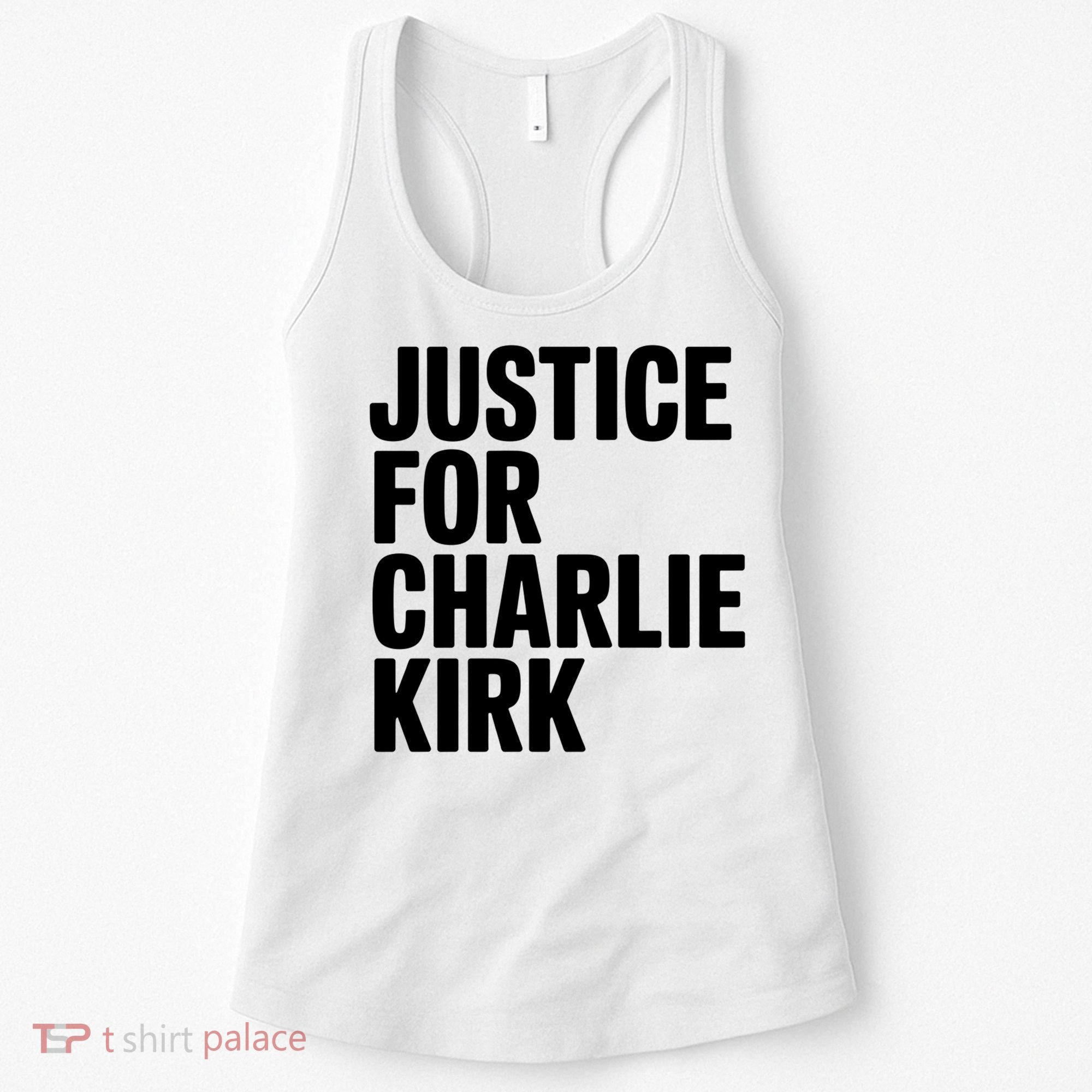 Justice For Charlie Kirk Support Hero Women's Tank Top