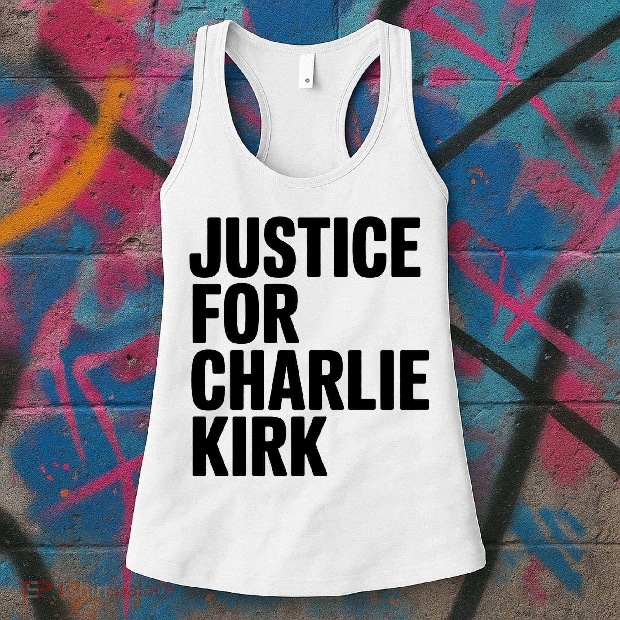 Justice For Charlie Kirk Support Hero Women's Tank Top