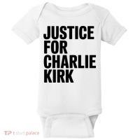 Justice For Charlie Kirk Support Hero Baby Bodysuit thumb 0