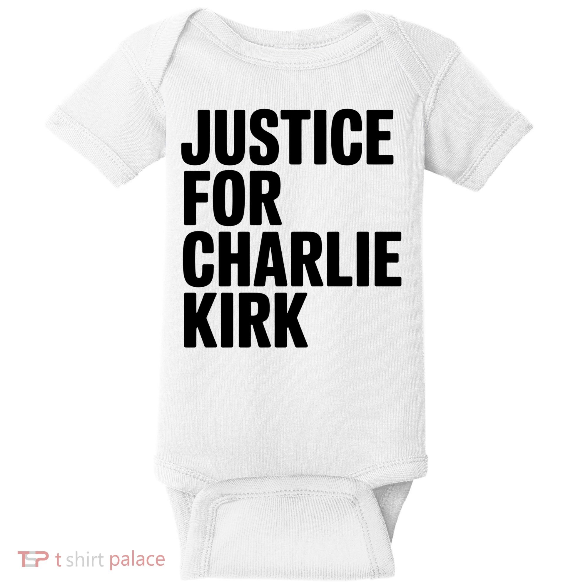 Justice For Charlie Kirk Support Hero Baby Bodysuit