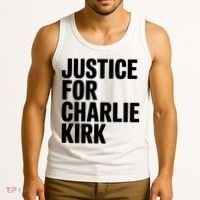 Justice For Charlie Kirk Support Hero Tank Top thumb 3