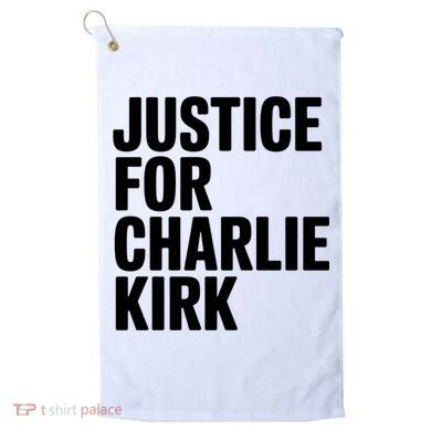 Justice For Charlie Kirk Support Hero Golf Towel