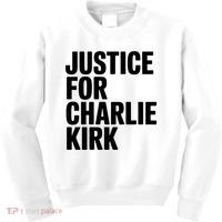 Justice For Charlie Kirk Support Hero Kids Sweatshirt thumb 0