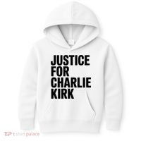 Justice For Charlie Kirk Support Hero Kids Hoodie thumb 0