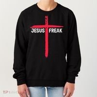 Jesus Freak Christian Religious Faith Cross Women's Sweatshirt thumb 0