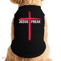 Jesus Freak Christian Religious Faith Cross Doggie Tank thumb 0