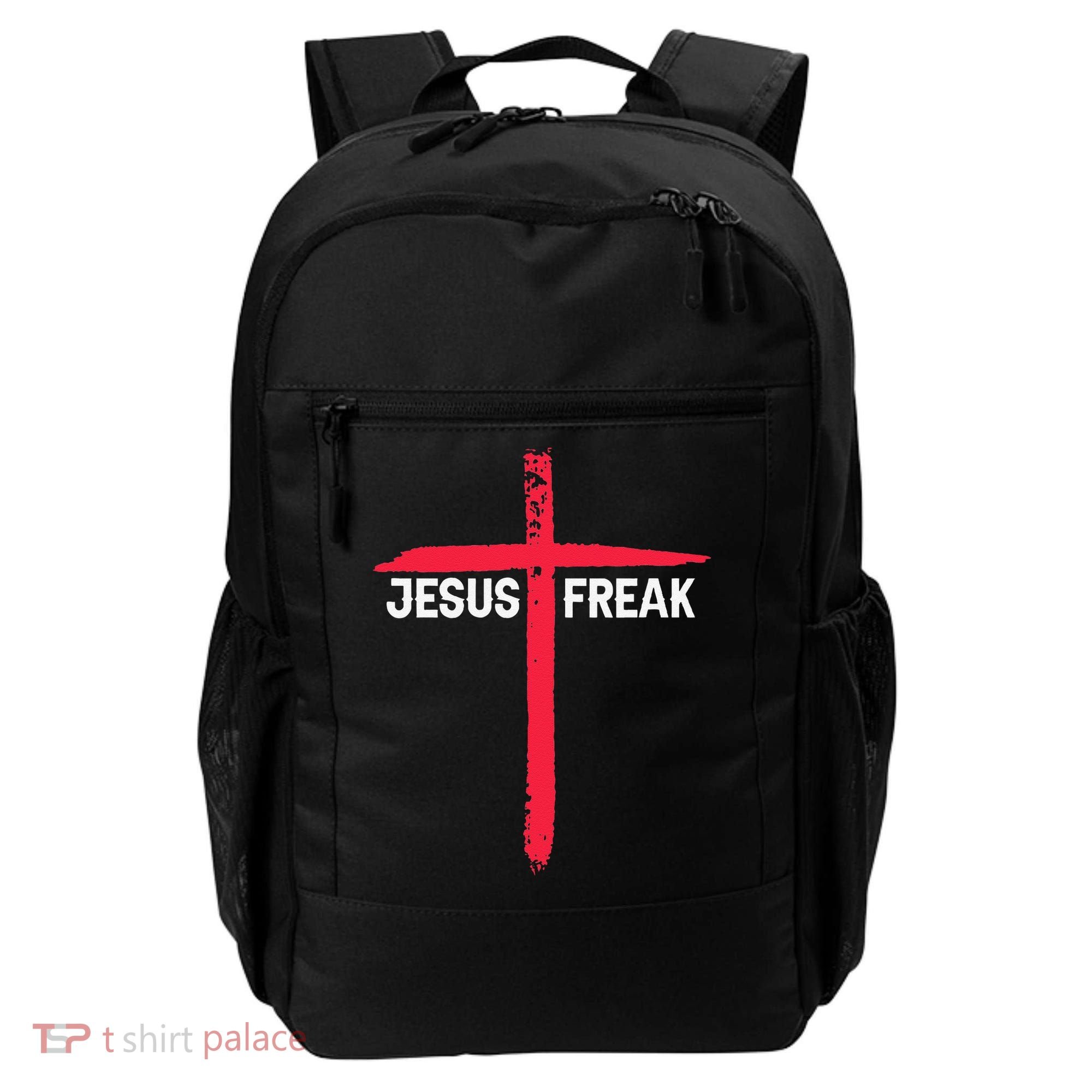 Jesus Freak Christian Religious Faith Cross Backpack