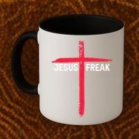 Jesus Freak Christian Religious Faith Cross Coffee Mug thumb 2