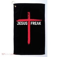 Jesus Freak Christian Religious Faith Cross Golf Towel thumb 0
