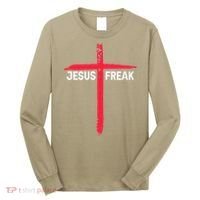 Jesus Freak Christian Religious Faith Cross Long Sleeve Shirt thumb 0