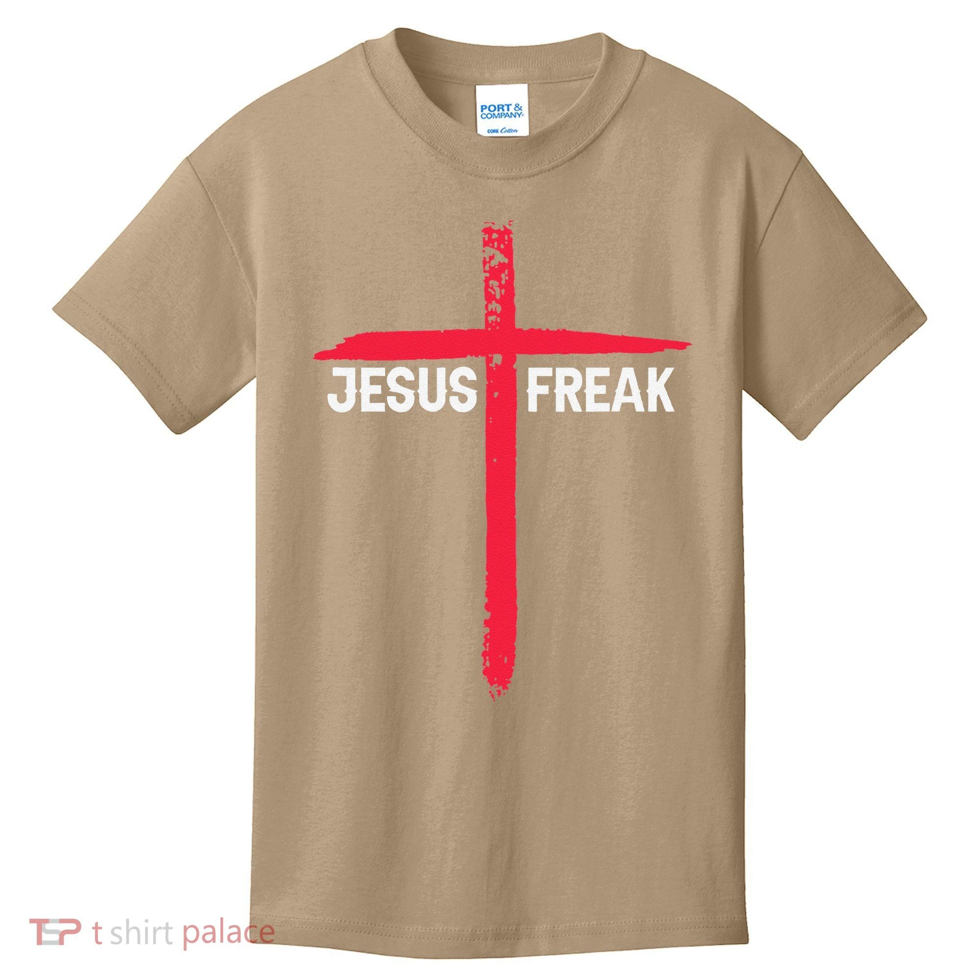 Jesus Freak Christian Religious Faith Cross Kids T-Shirt