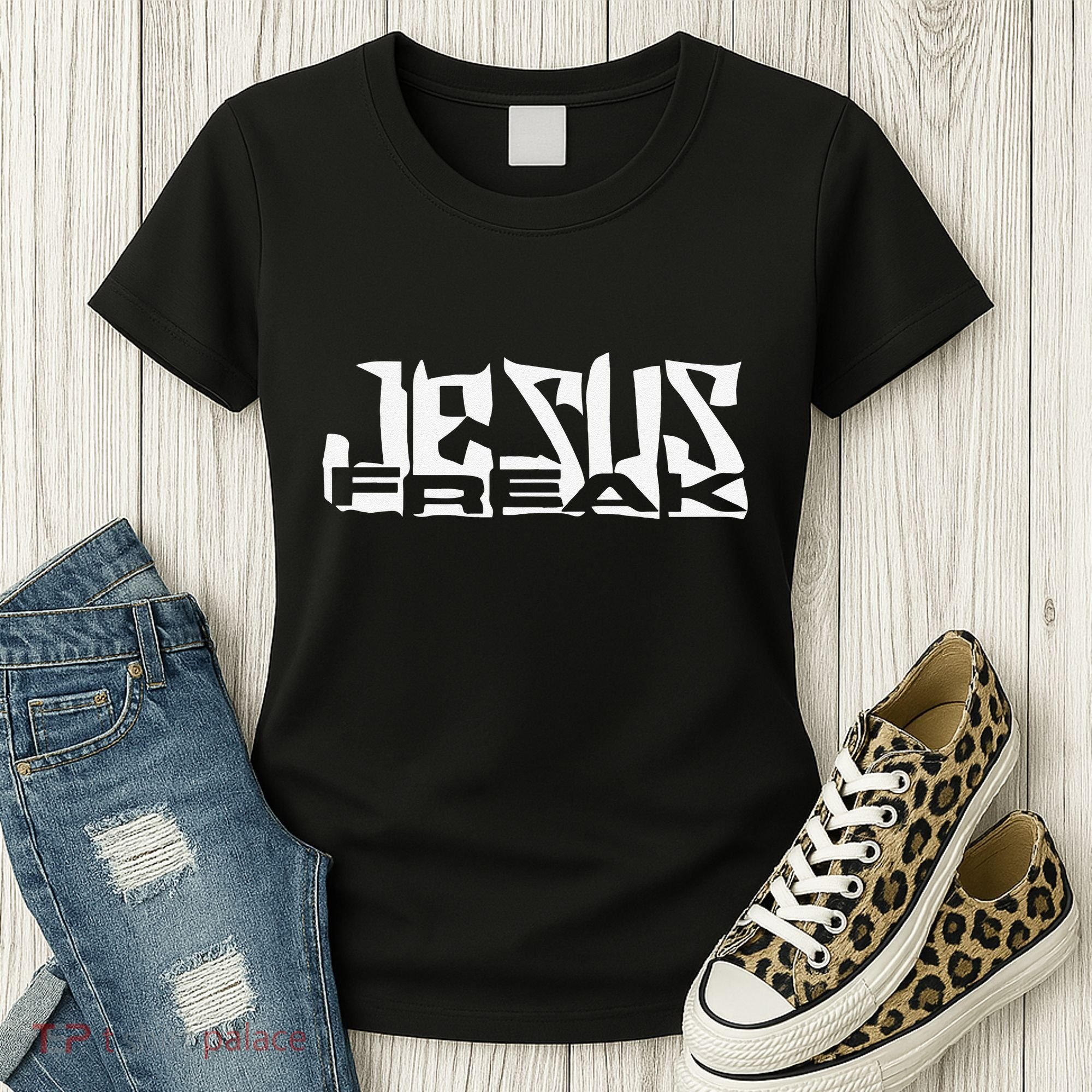 Jesus Freak Christmas Christian Women's T-Shirt