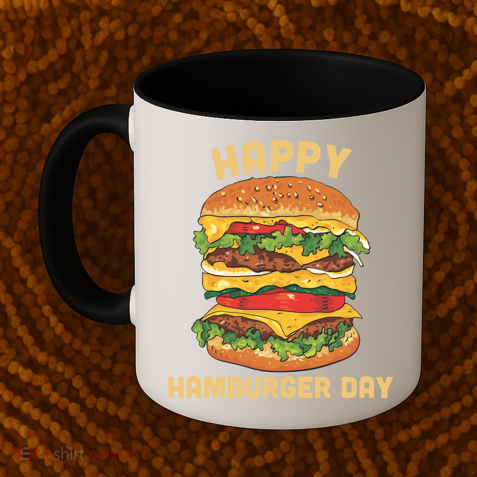 Junk Food Cheeseburger Hamburger Day Burger Fries Gift Coffee Mug