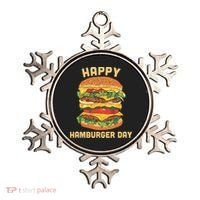 Junk Food Cheeseburger Hamburger Day Burger Fries Gift Ornament thumb 0