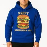 Junk Food Cheeseburger Hamburger Day Burger Fries Gift Hoodie thumb 2