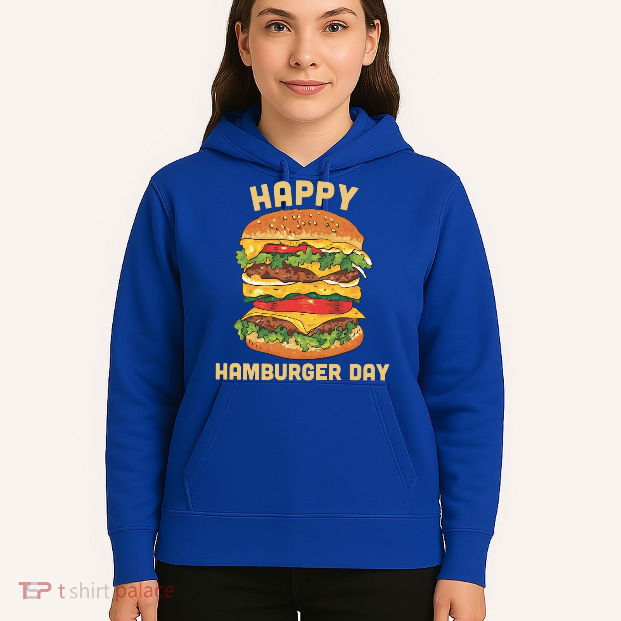Junk Food Cheeseburger Hamburger Day Burger Fries Gift Hoodie