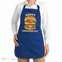 Junk Food Cheeseburger Hamburger Day Burger Fries Gift Apron thumb 2
