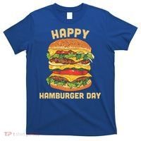Junk Food Cheeseburger Hamburger Day Burger Fries Gift T-Shirt thumb 0