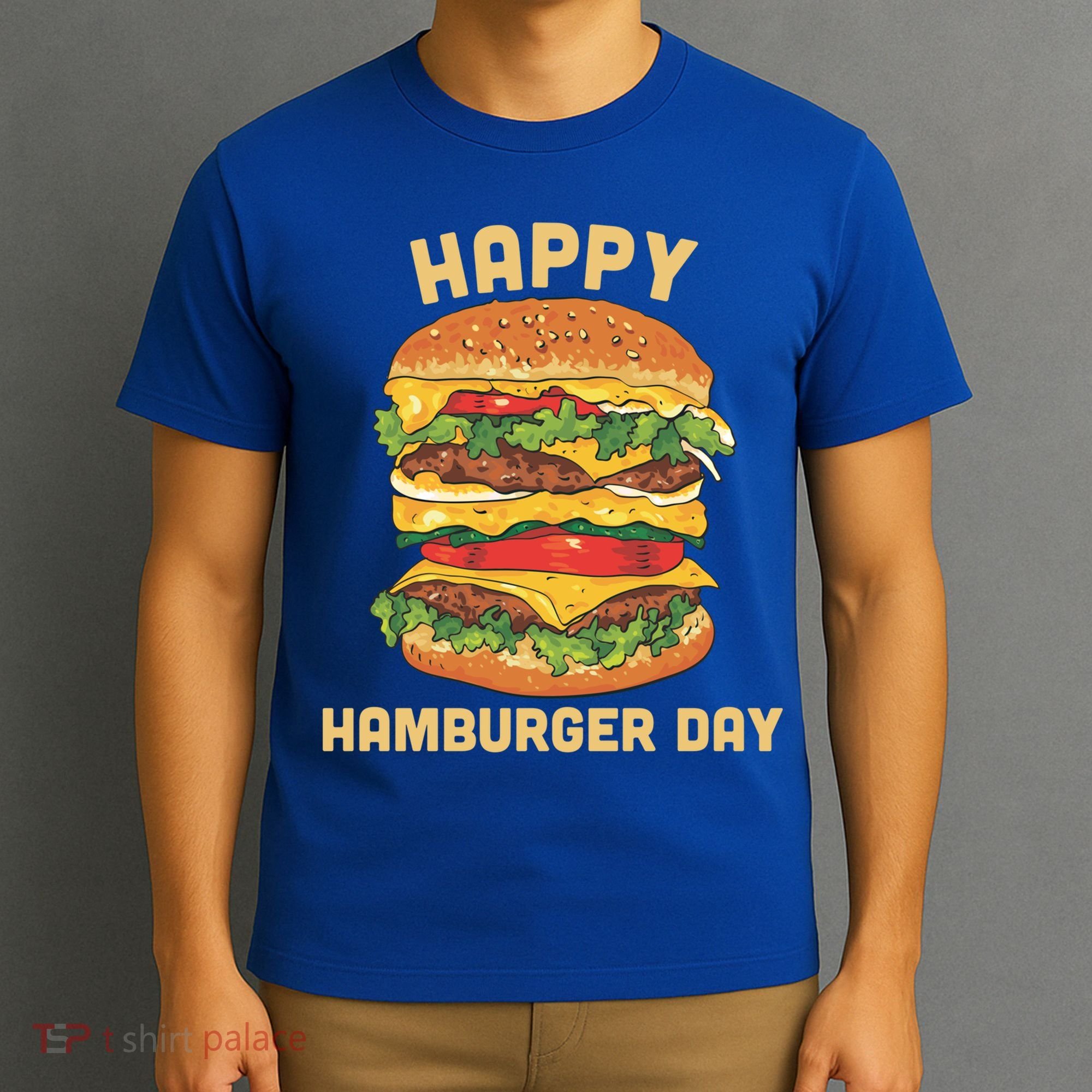 Junk Food Cheeseburger Hamburger Day Burger Fries Gift T-Shirt