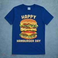 Junk Food Cheeseburger Hamburger Day Burger Fries Gift T-Shirt thumb 5