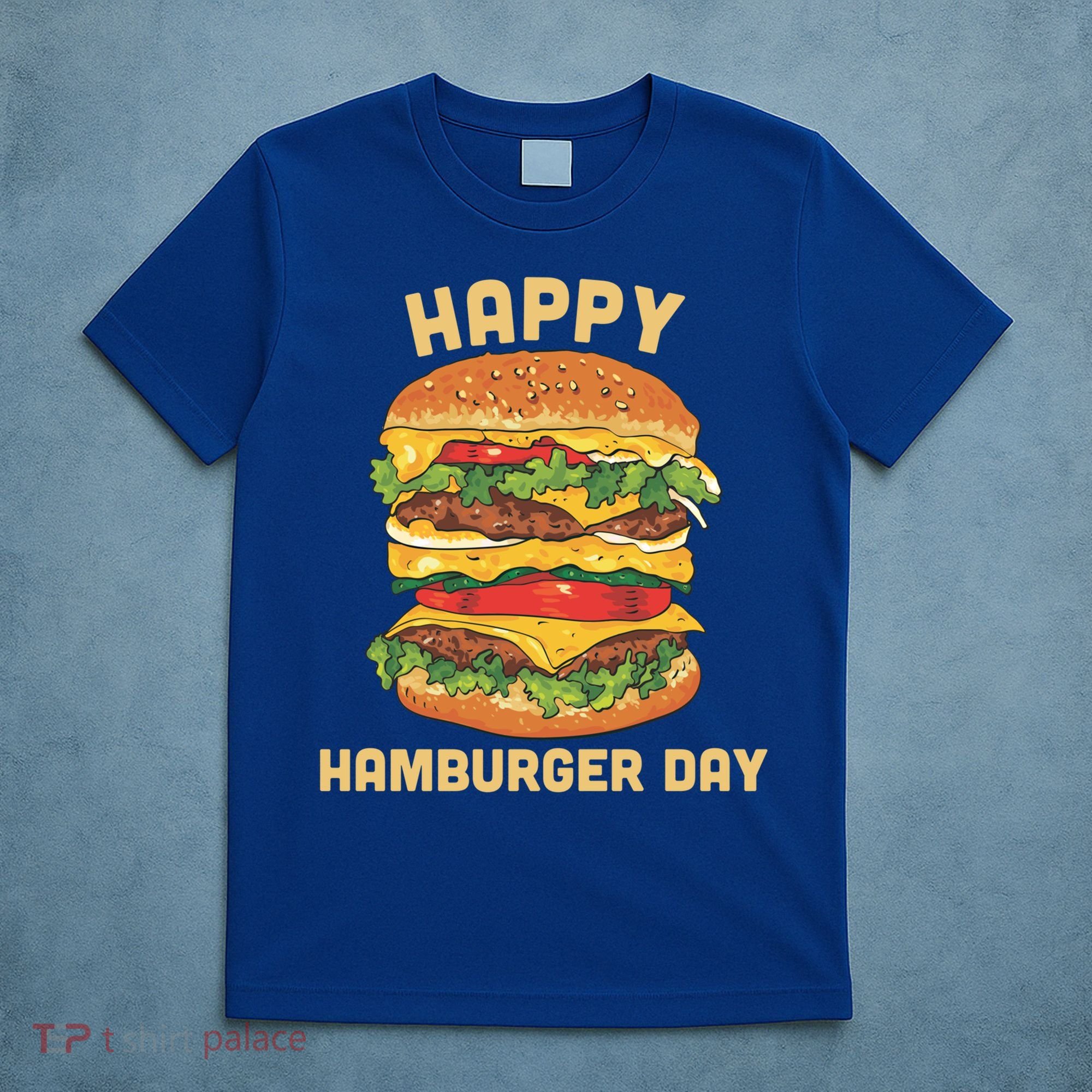 Junk Food Cheeseburger Hamburger Day Burger Fries Gift T-Shirt