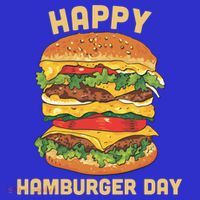 Junk Food Cheeseburger Hamburger Day Burger Fries Gift Baby Bodysuit thumb 2
