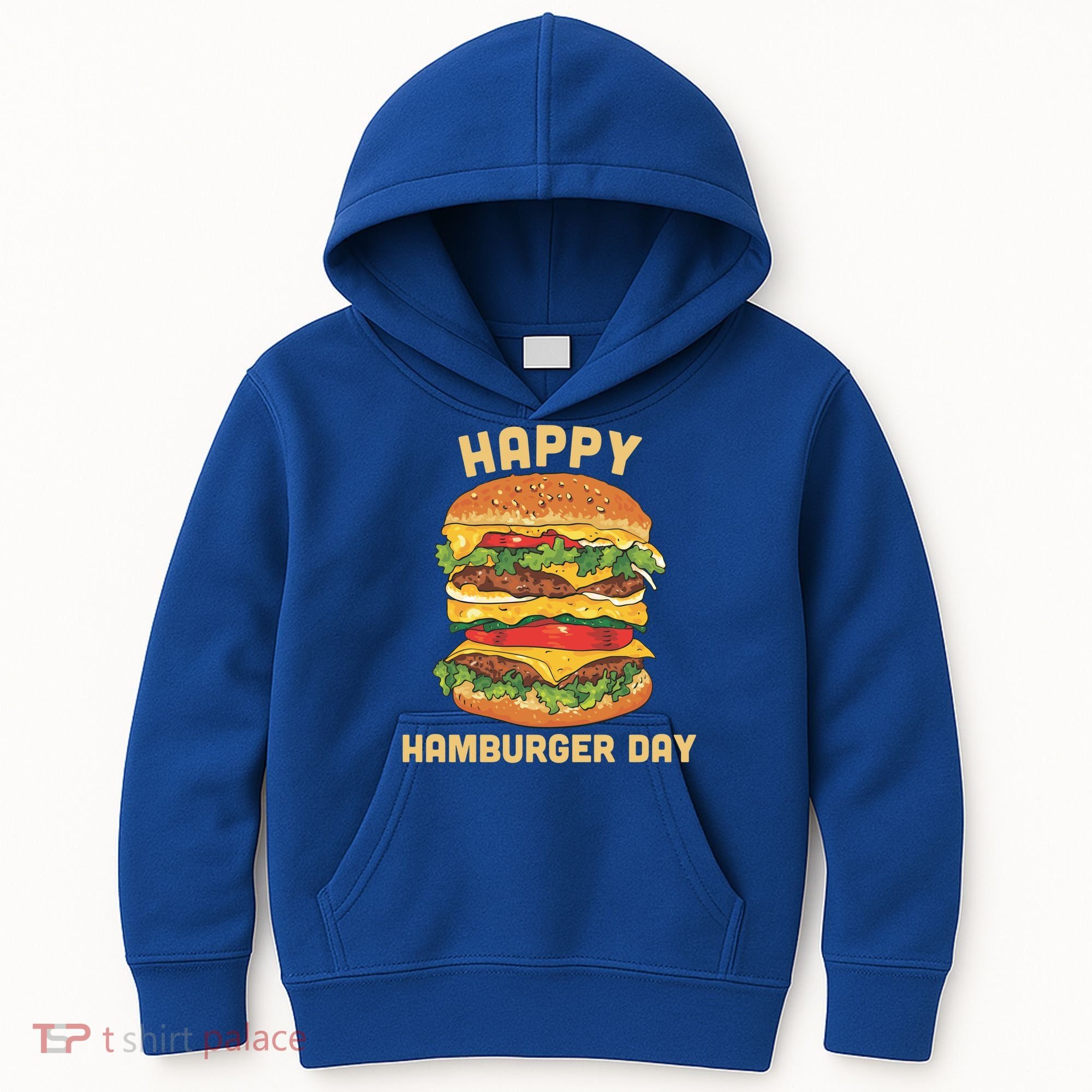 Junk Food Cheeseburger Hamburger Day Burger Fries Gift Kids Hoodie