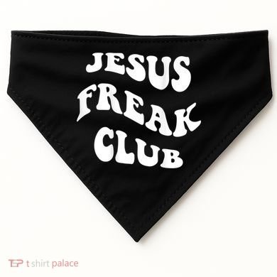 Jesus Freak Club Lover USA-Made Doggie Bandana