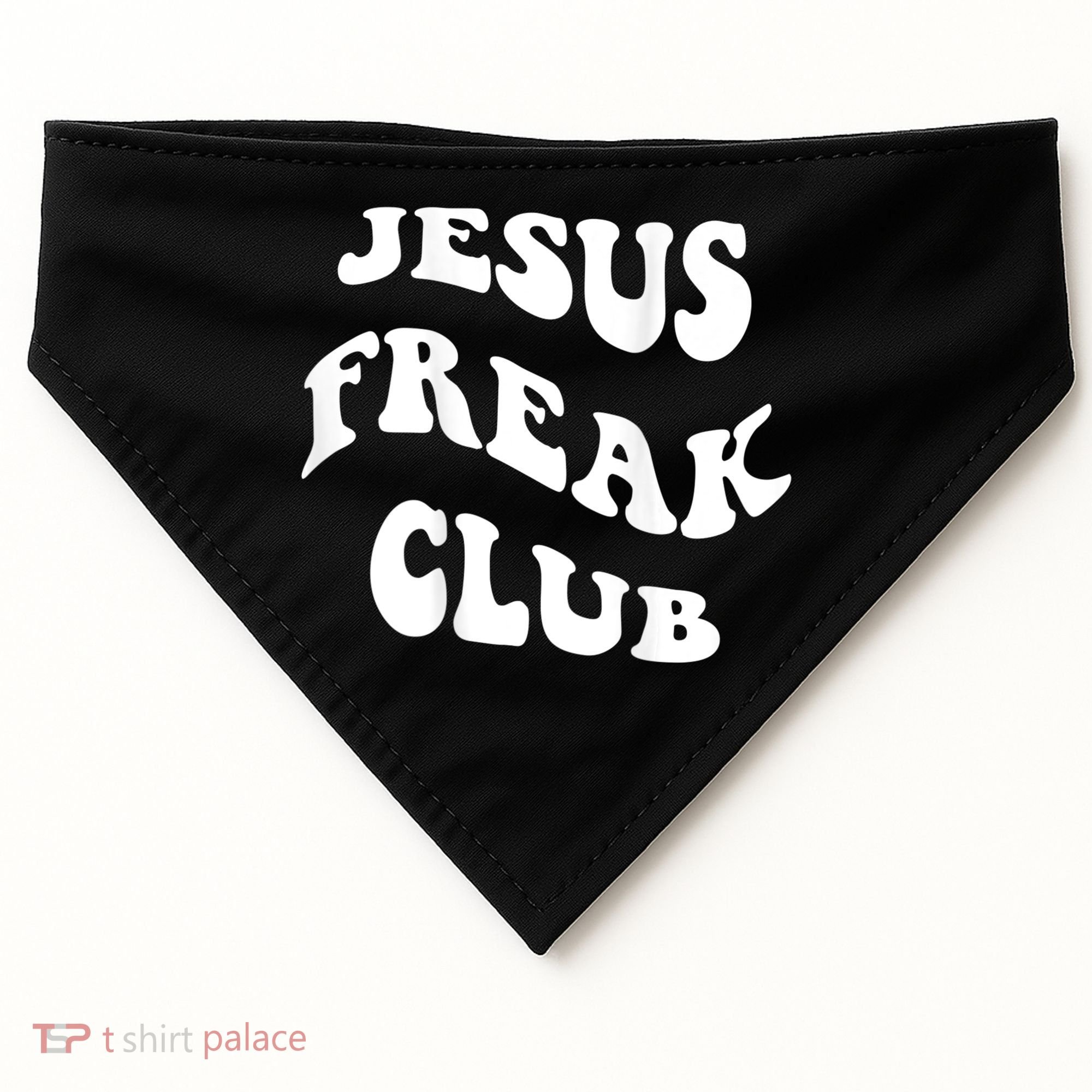 Jesus Freak Club Lover USA-Made Doggie Bandana