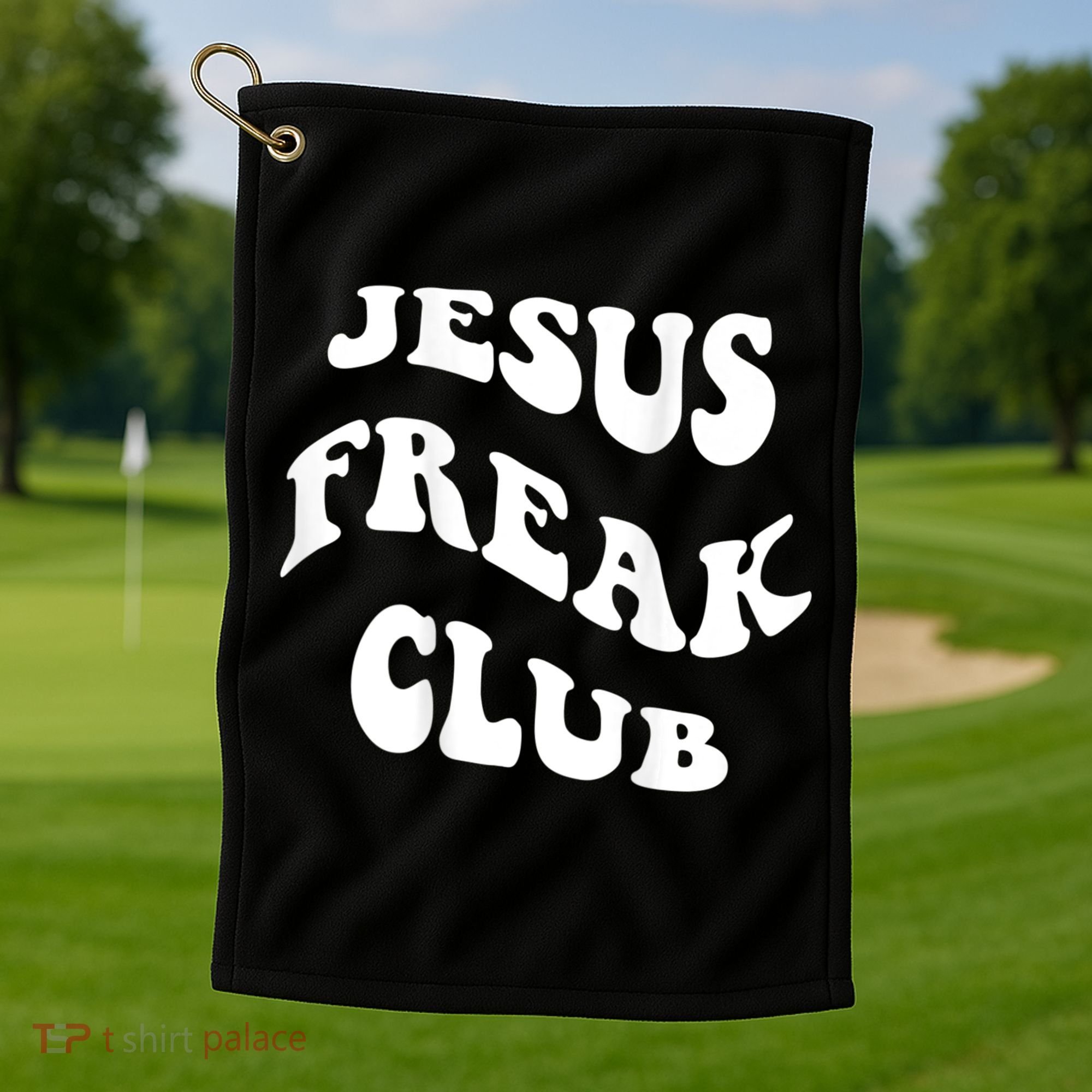 Jesus Freak Club Lover Golf Towel