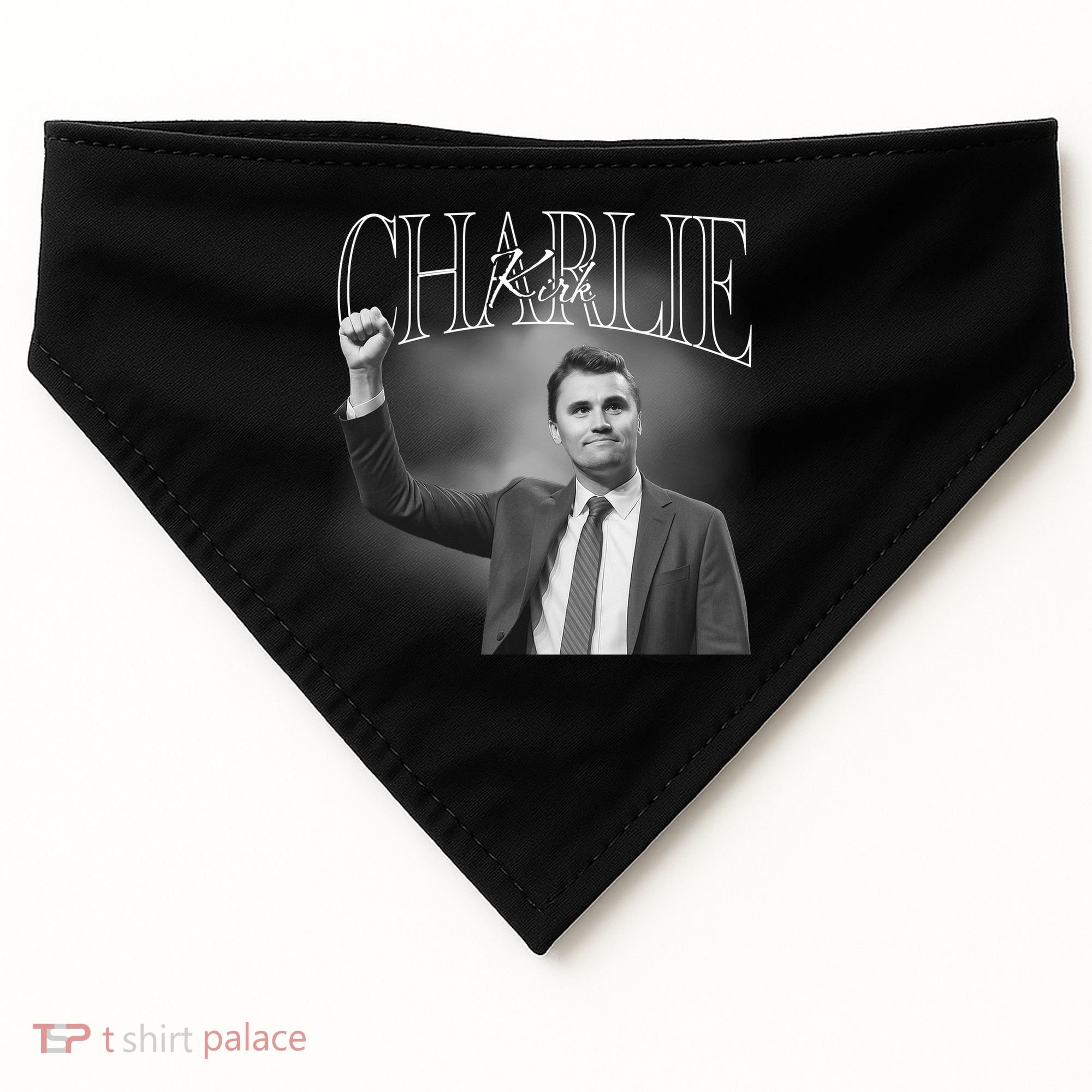 Justice For Charlie Kirk Memorial Tribute USA-Made Doggie Bandana
