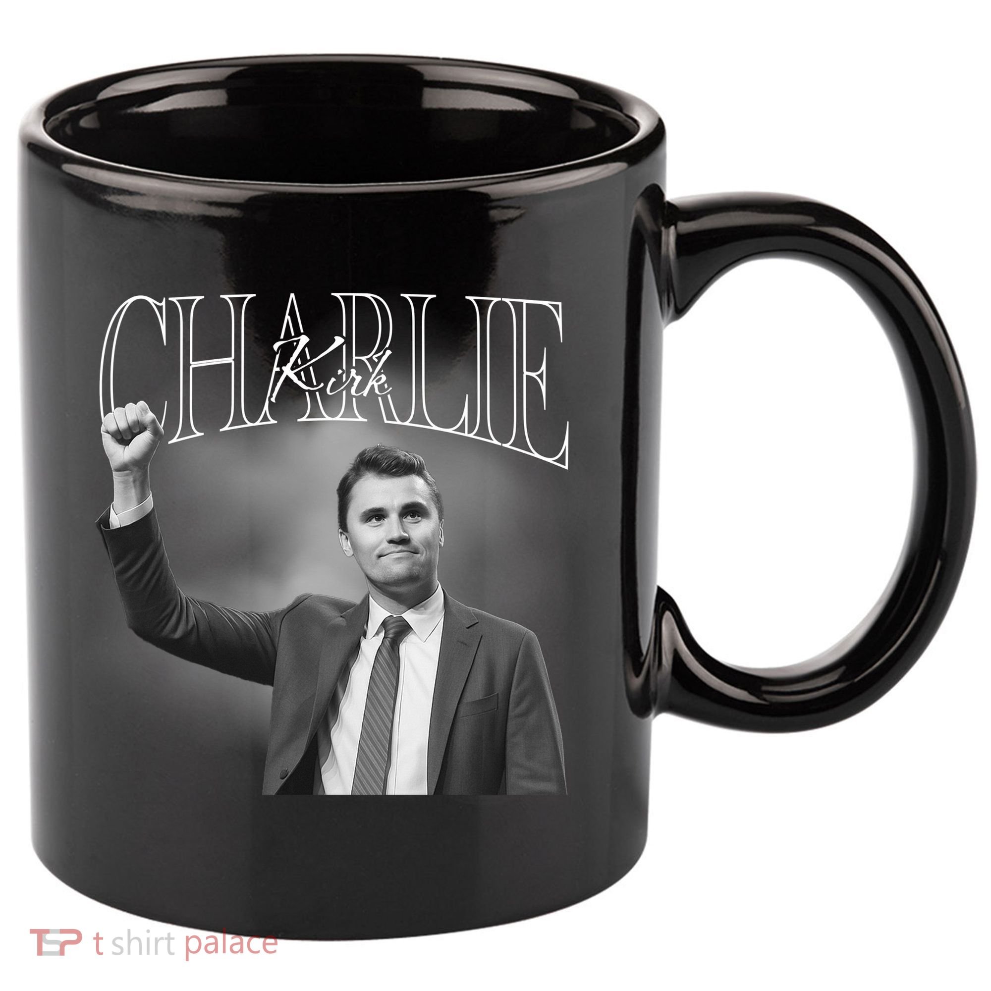 Justice For Charlie Kirk Memorial Tribute 11oz C Handle Ceramic Mug
