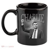Justice For Charlie Kirk Memorial Tribute 11oz C Handle Ceramic Mug thumb 2