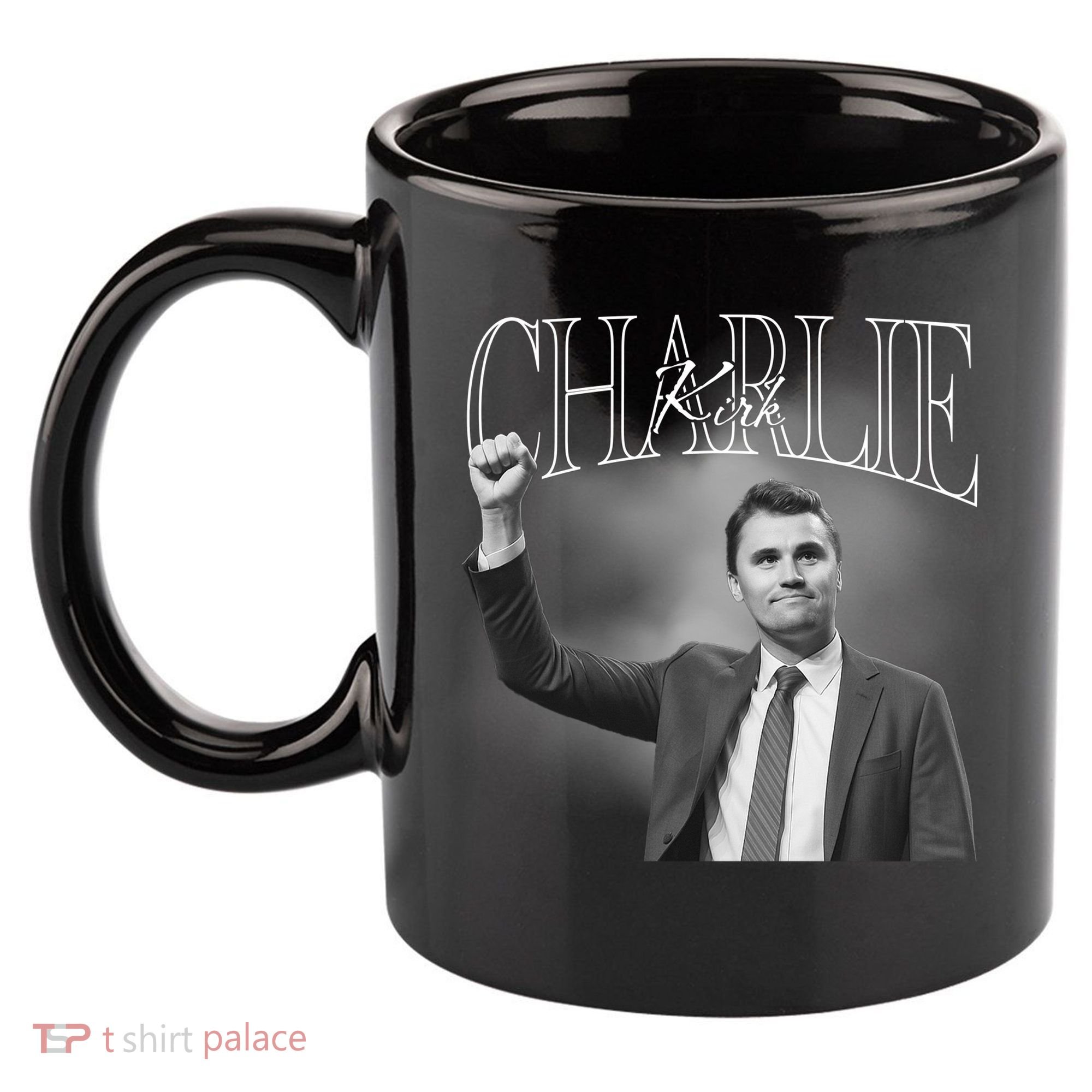 Justice For Charlie Kirk Memorial Tribute 11oz C Handle Ceramic Mug