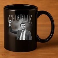 Justice For Charlie Kirk Memorial Tribute 11oz C Handle Ceramic Mug thumb 3