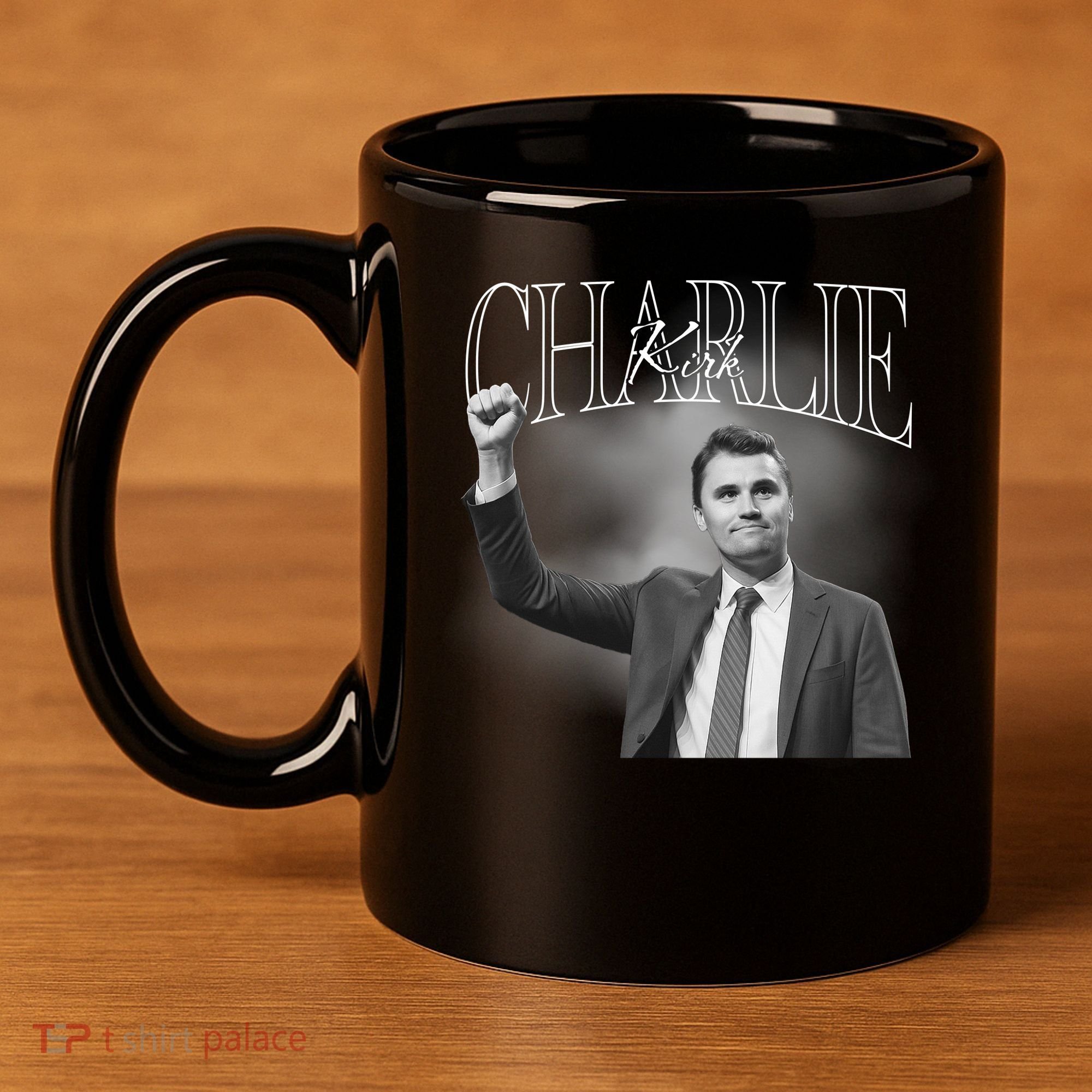 Justice For Charlie Kirk Memorial Tribute 11oz C Handle Ceramic Mug