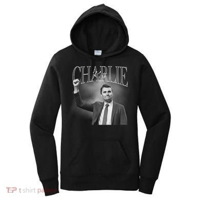 Justice For Charlie Kirk Memorial Tribute Women's Hoodie
