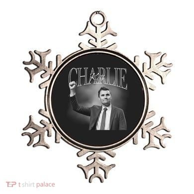 Justice For Charlie Kirk Memorial Tribute Ornament