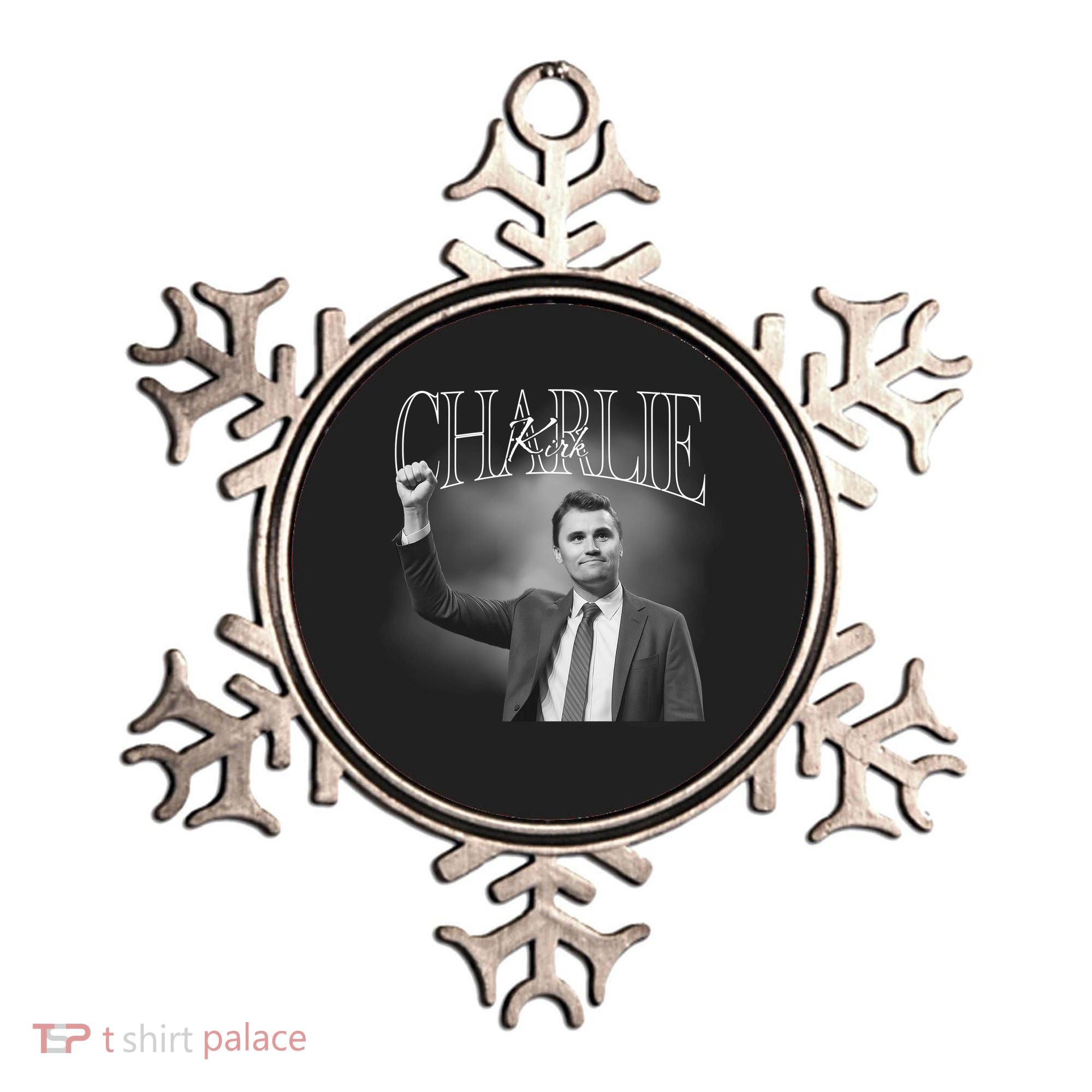 Justice For Charlie Kirk Memorial Tribute Ornament