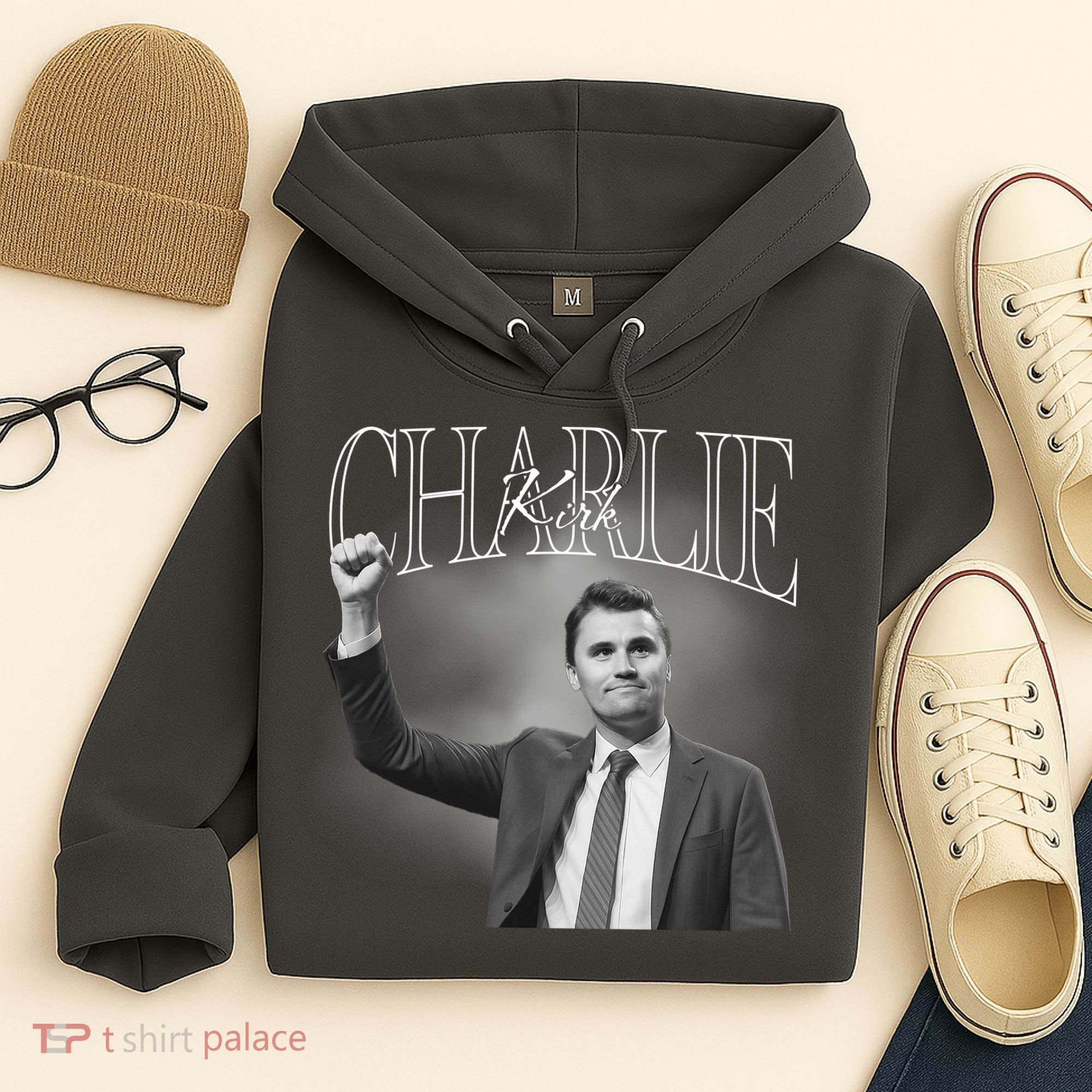 Justice For Charlie Kirk Memorial Tribute Hoodie