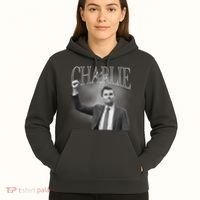 Justice For Charlie Kirk Memorial Tribute Hoodie thumb 5