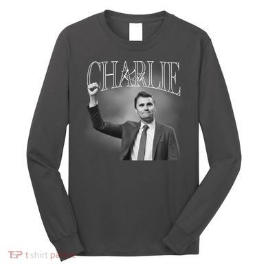 Justice For Charlie Kirk Memorial Tribute Long Sleeve Shirt