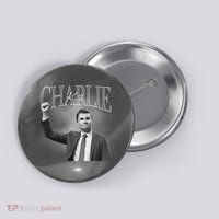 Justice For Charlie Kirk Memorial Tribute Button thumb 0