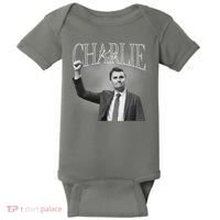 Justice For Charlie Kirk Memorial Tribute Baby Bodysuit thumb 0