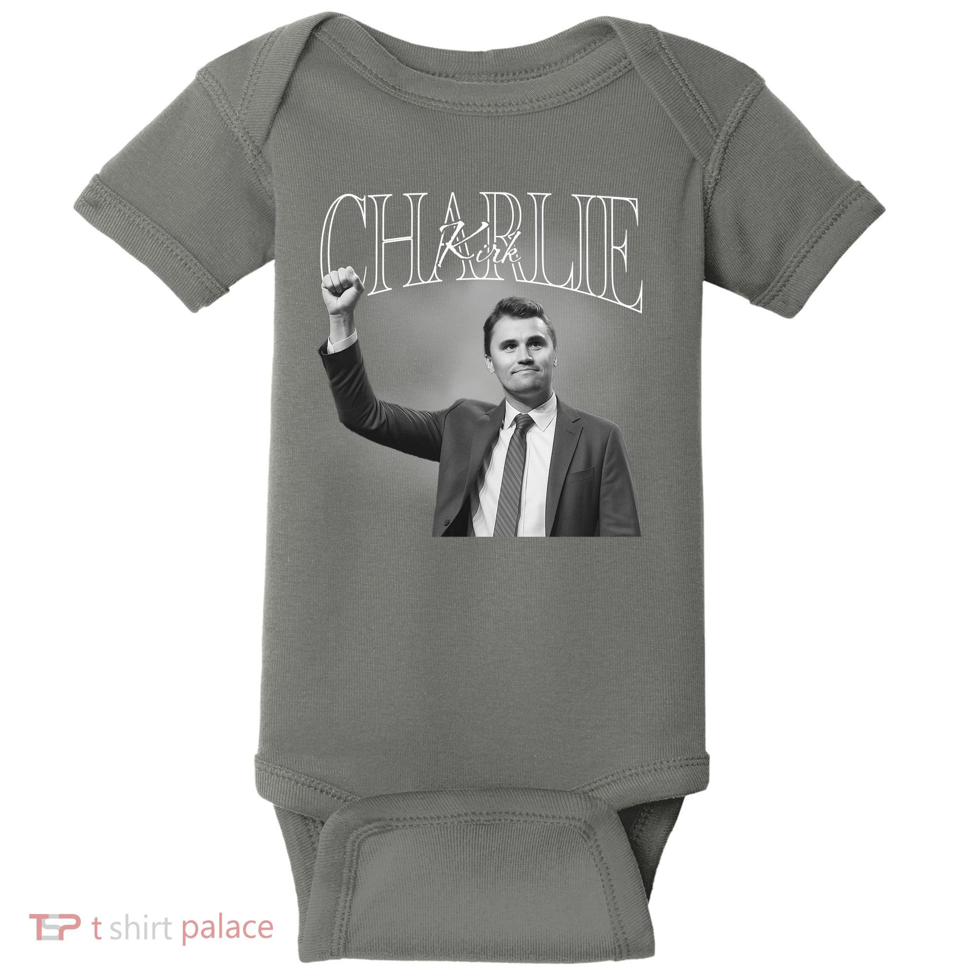 Justice For Charlie Kirk Memorial Tribute Baby Bodysuit