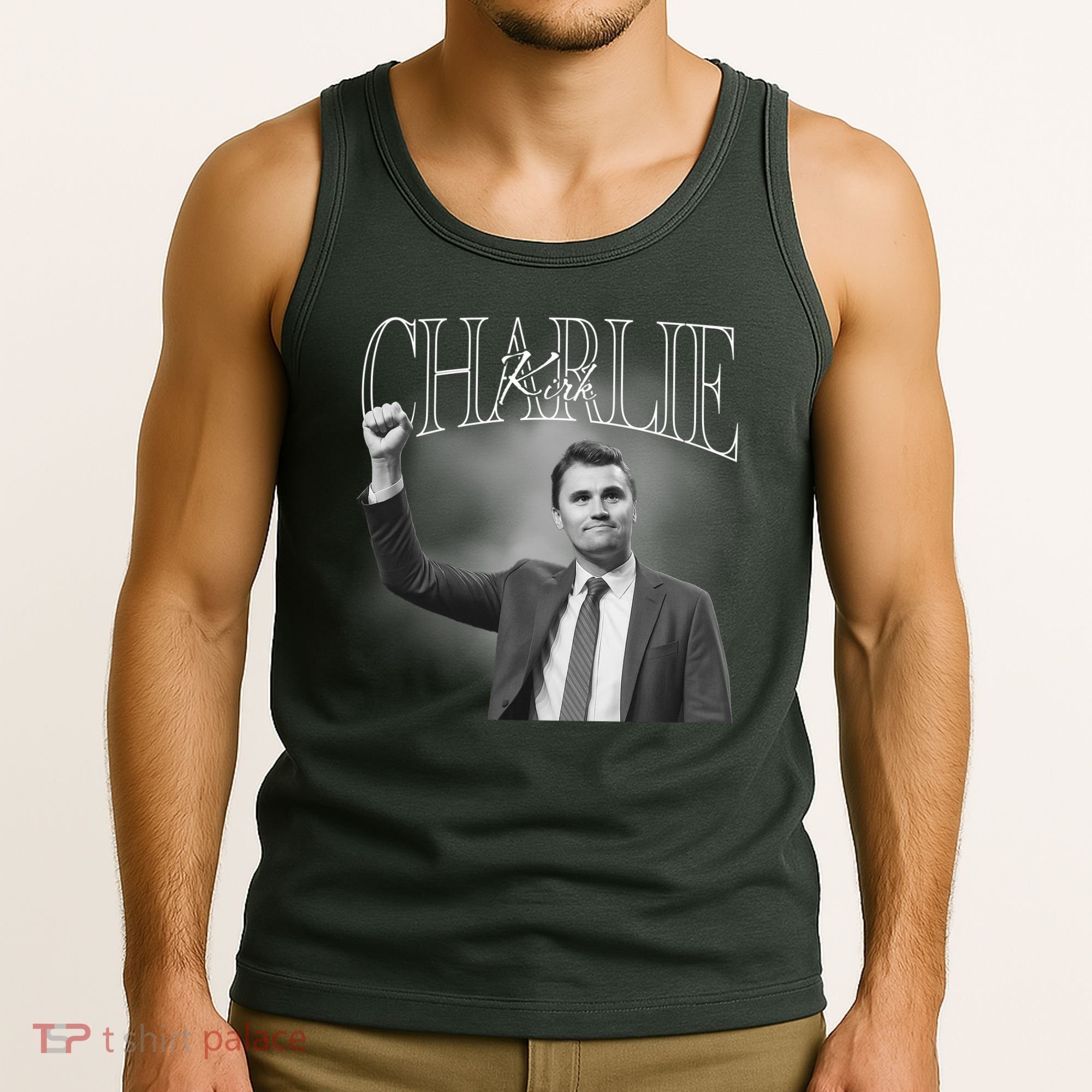 Justice For Charlie Kirk Memorial Tribute Tank Top
