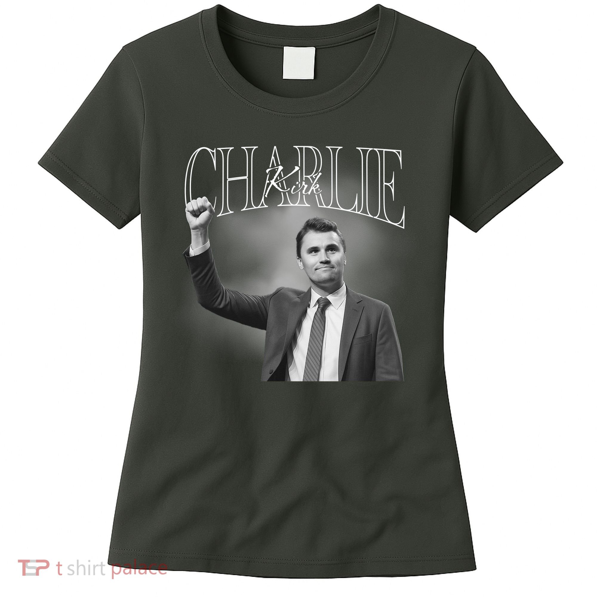 Justice For Charlie Kirk Memorial Tribute Women's T-Shirt