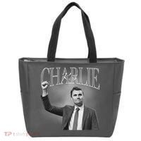 Justice For Charlie Kirk Memorial Tribute Tote Bag thumb 0