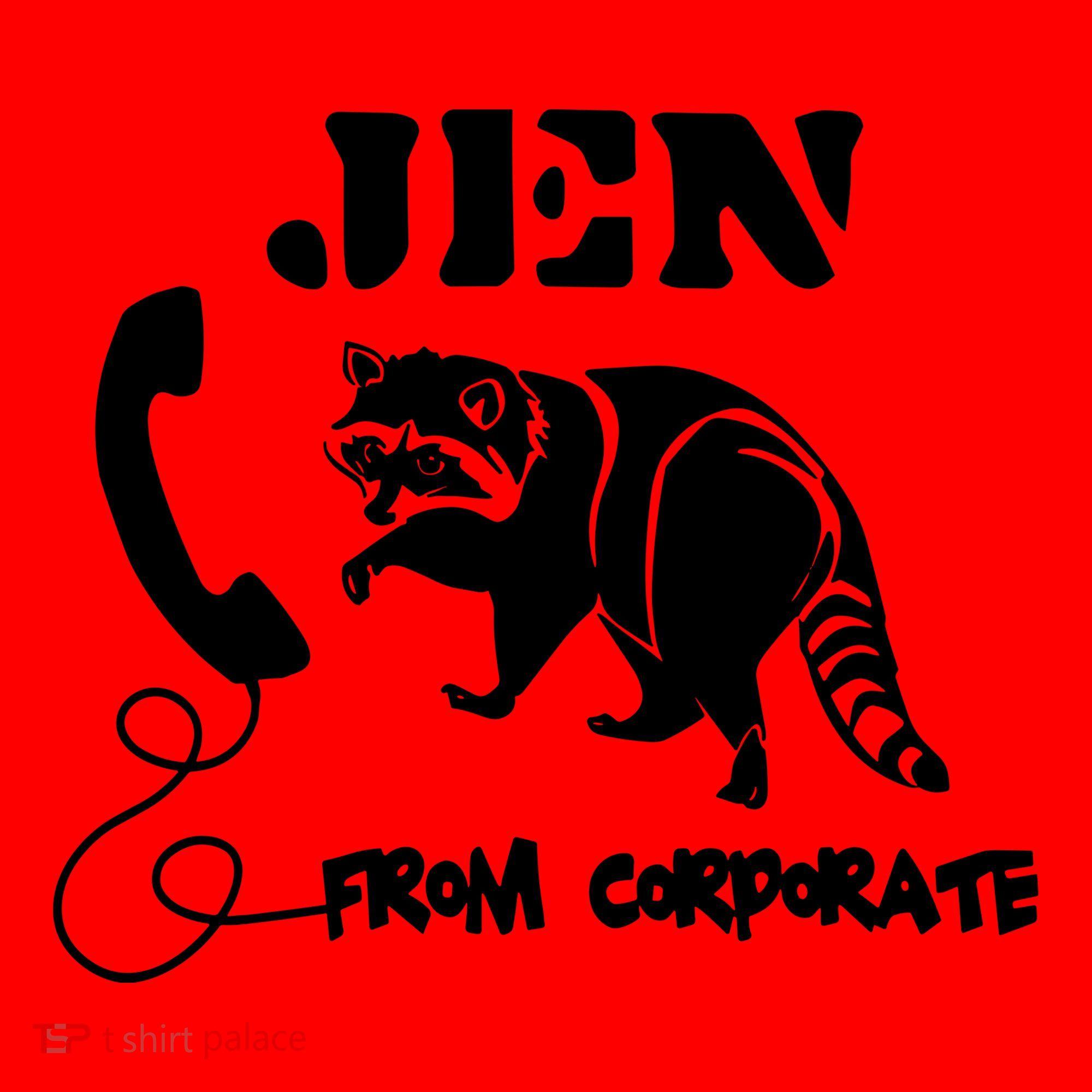 Jen From Corporate Santa Hat